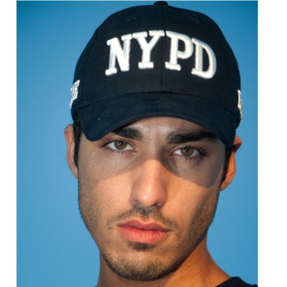 Navy NYPD with White Lettering Hat baseball cap unisex NWT - Picture 2 of 5